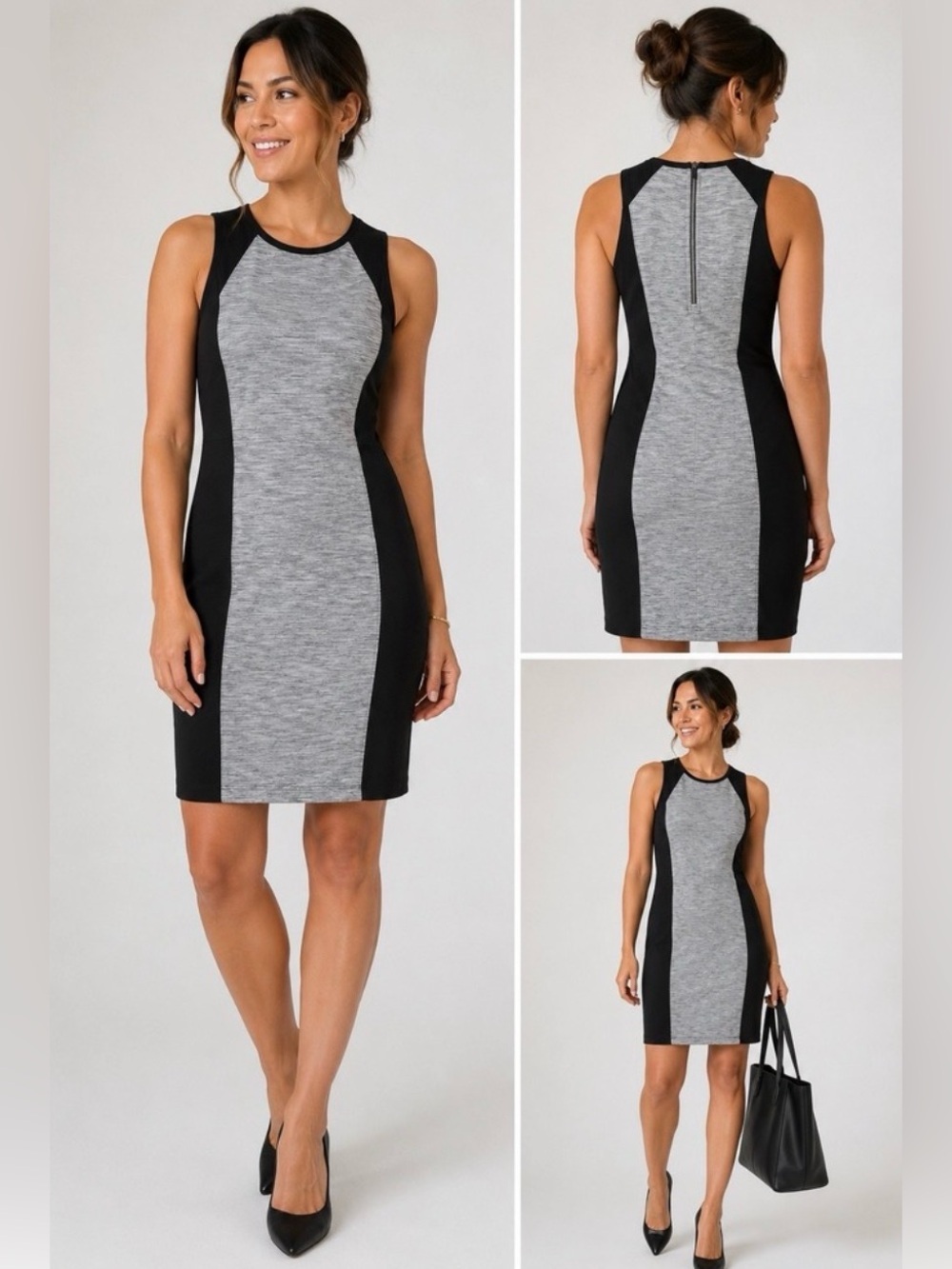 Athleta Cityscape dress size large - Grey & Black